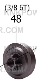 KM0403250-48 CLUTCH DRUM 3 8 6T