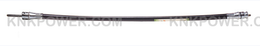 52-02 FLEXIBLE PIPE COMP. FLEXIBLE SHAFT LENGTH:890MM SQUARE::6.7*6.7MM FLEXIBLE PIPE LENGTH:870MM CONNECTION:29*29MM GENERAL BACKPACK BRUSH CUTTER
