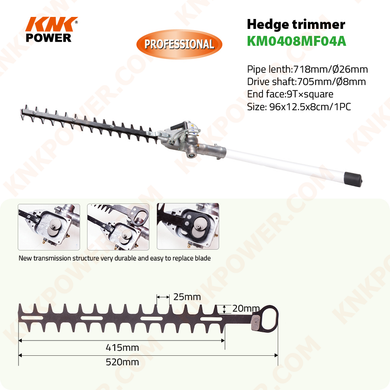 knkpower [12312] HEDGE TRIMMER ATTACHMENT WITH TUBE