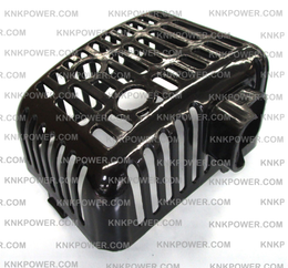 01-214 MUFFLER COVER ZENOAH 1E40F (43CC) ENGINE