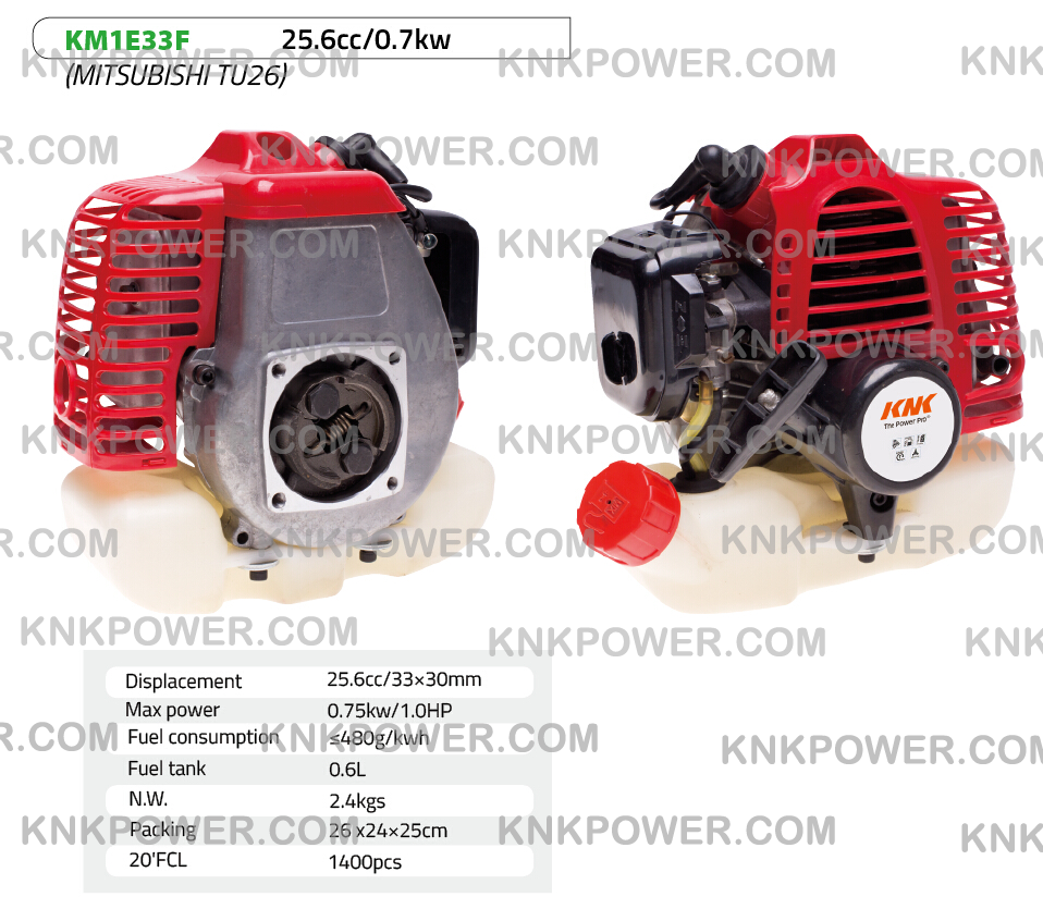 2 Stroke 25.6CC GASOLINE ENGINE TU26 – KNKPOWER