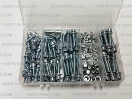 05-SNK-01 SCREW AND NUT KIT M5*10 30pcs M5*20 30pcs M5*30 30pcs M6*25 20pcs M5 NUT 50pcs M6 NUT 30pcs