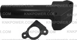 16-410 ADMITTING PIPE 16211-ZE0-000 BRIGGS & STRATTON QUANTUM ENGINE