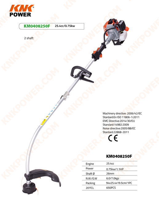 KM0408250 Bent Pipe Series Brush Cutter Comparison