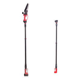 LITHIUM PRUNER SAW 7" WITH BL MOTOR Voltage : 21V DC Power : 600W 4820 BL motor Sprocket Rev : 5150RPM Battery : 21V 4.0AH (2PC) Charger : 21V 1.5A Charging Time : 160Min. Guide Bar : 1 4 pitch 7 inch Saw chain