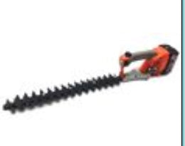 Hedge Trimmer Motor:18V 500W Brushless Blade Length:38CM External Rotor Motor 2A Charger x1 4AH 10C Battery x2