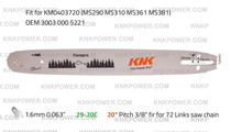 Load image into Gallery viewer, knkpower [6749] STIHL MS290 MS310 MS361 MS380 MS381 KM0403720 3003 000 5221