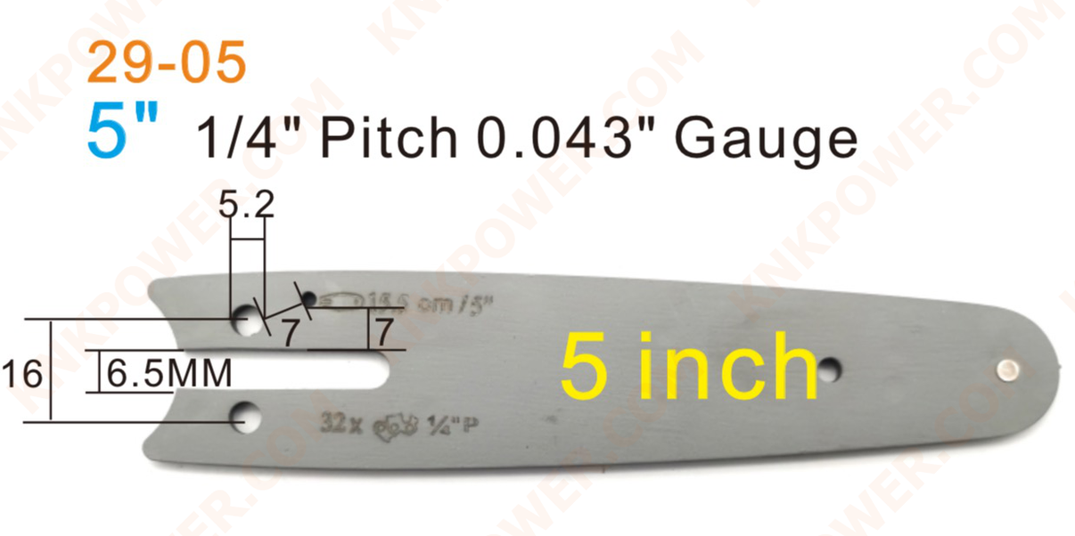 knkpower [17019] 5" BAR FOR LI-ION MINI SAW