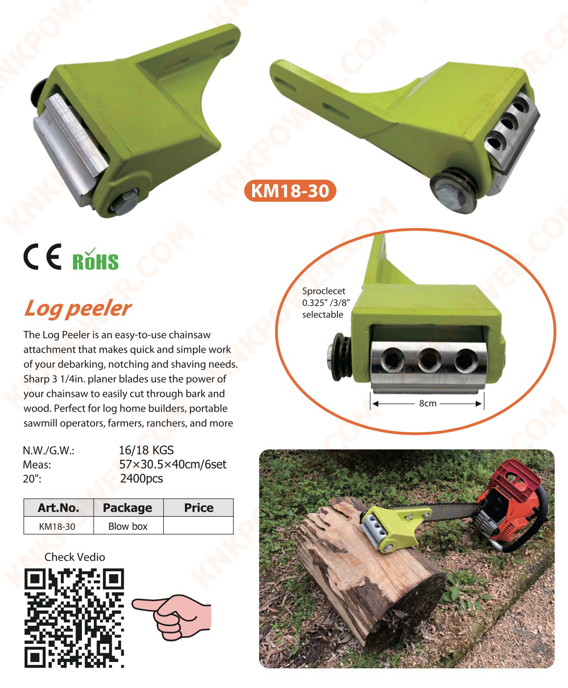 knkpower [17047] LOG PEELER