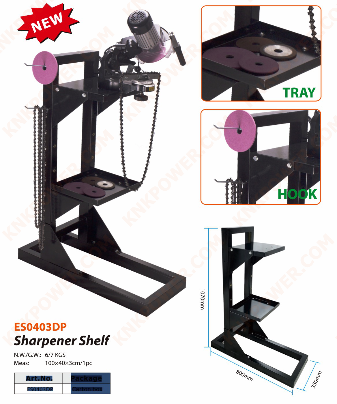 knkpower [17085] SHARPENER SHELF