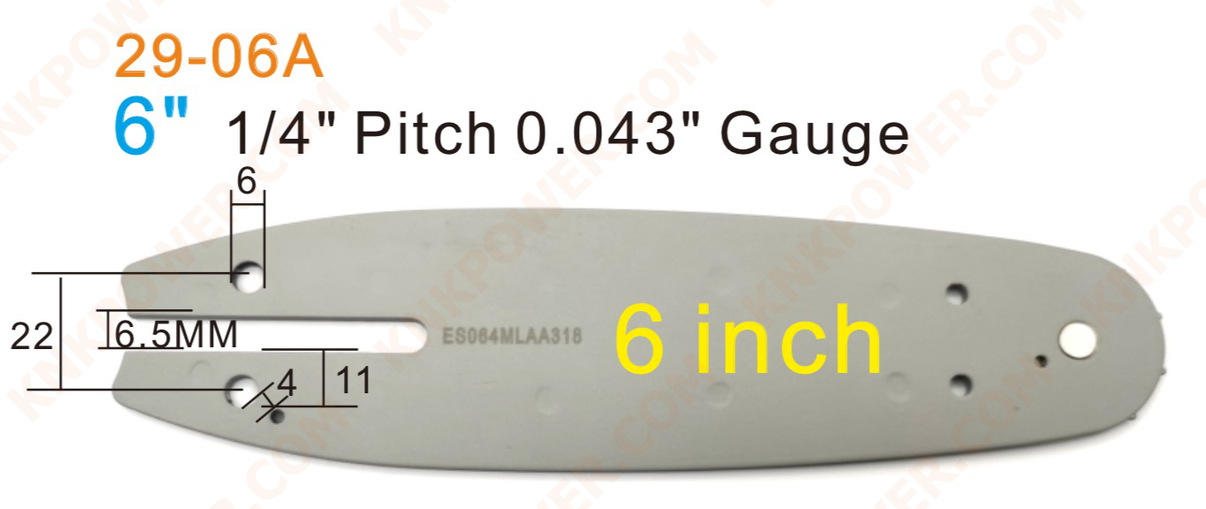 knkpower [17025] 6" BAR FOR LI-ION MINI SAW