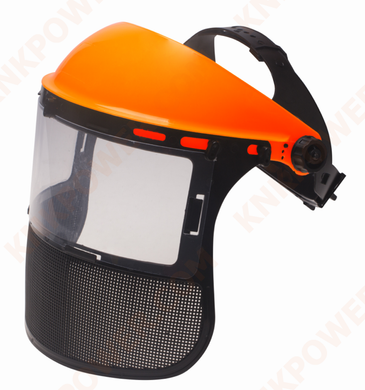 knkpower [16451] FACE SHIELD WITH plastic mesh +PC lens