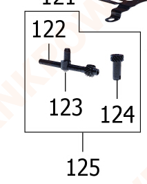 knkpower [22938] BAR ADJUSTOR SCREW COMP.