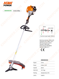 knkpower [14126] 32.5CC GASOLINE BRUSH CUTTER &GRASS TRIMMER