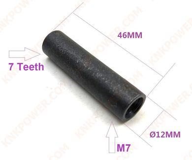 53-23 DRIVE SHAFT CONNECTOR SIZE:M7*7T BRUSH CUTTER