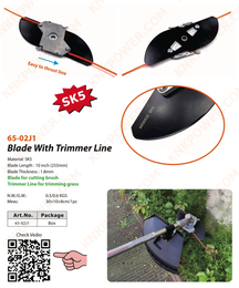 knkpower [16745] BLADE WITH TRIMMER LINE