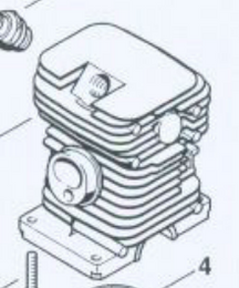 knkpower [24988] CYLINDER WITH PISTON Ø38mm FOR KM0403320