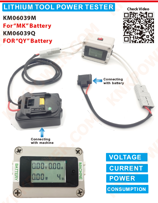 knkpower [18387] LITHIUM TOOL POWER TESTER