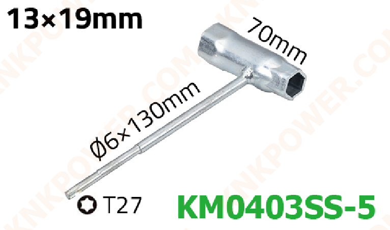 knkpower [15880] SPARK PLUG WRENCH