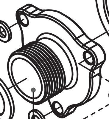 knkpower [25017] INLET FLANGE FOR KM0404102A