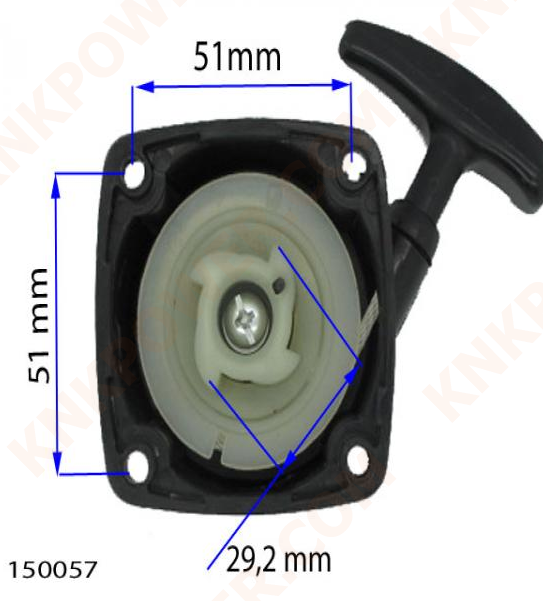 knkpower [13071] 1E32F HEDGE TRIMMER