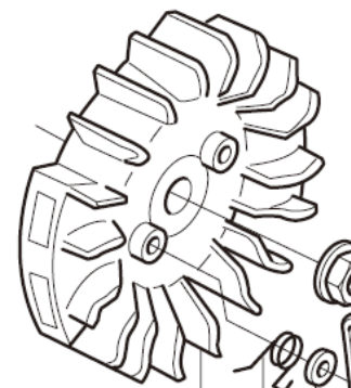 knkpower [24973] FLYWHEEL FOR KM0403650