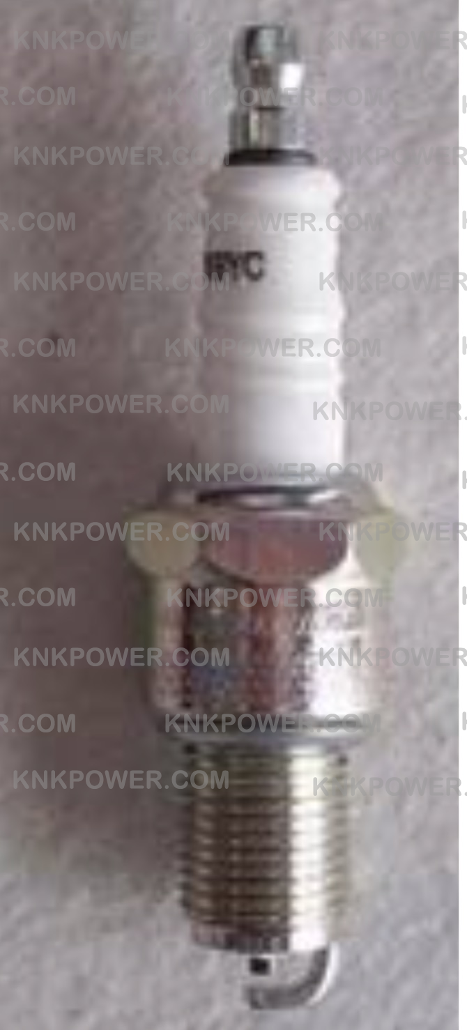 knkpower [8438] POUR MOTEURS HONDA, ROBIN AVEC RÉSISTANCE ANTIPARASITE. Remplace : - Champion RN9YC - NGK BPR6ES - Bosch WR7DC - Torch F6RTC