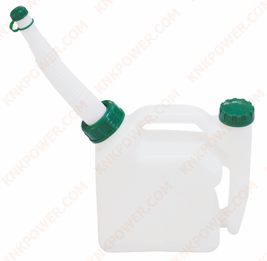 knkpower [16452] PLASTIC FUEL TANK/BIDON COMBI - 2 LTS MEZCLA. DISPONE DE COMPARTIMENTOS