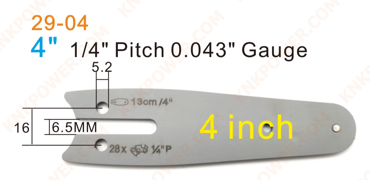 knkpower [17002] 4" BAR FOR LI-ION MINI SAW
