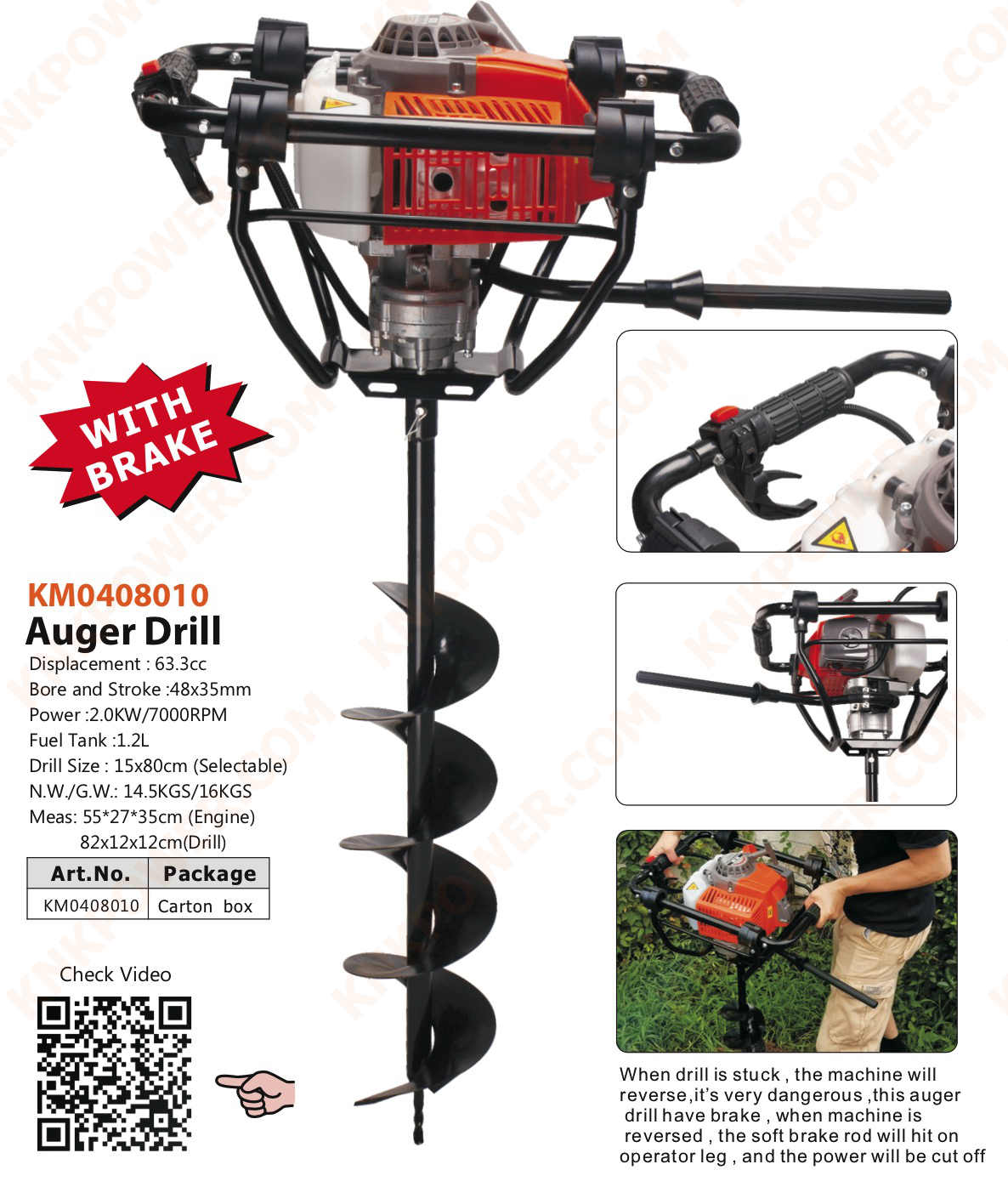 knkpower [17088] Auger Drill