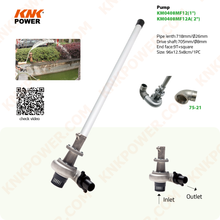 Load image into Gallery viewer, KM0408MF12 1&quot; WATER PUMP ATTACHMENT Pipe Length: 718mm Ø26mm Drive shaft: 705mm Ø8mm End face: 9T X Square