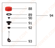 Load image into Gallery viewer, knkpower [23850] FUEL TANK LID COMP.