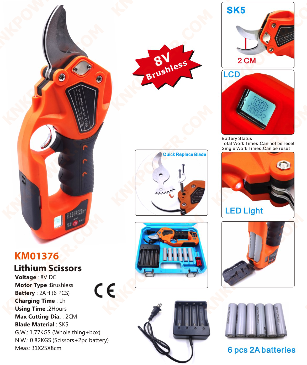 knkpower [15395] Lithium Scissors