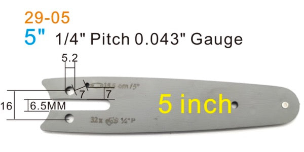 knkpower [19098] 5" BAR FOR LI-ION MINI SAW