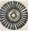 knkpower [15651] WIRE BRUSH HOLE DIAM.:25.4MM, OUTER DIAM:200MM
