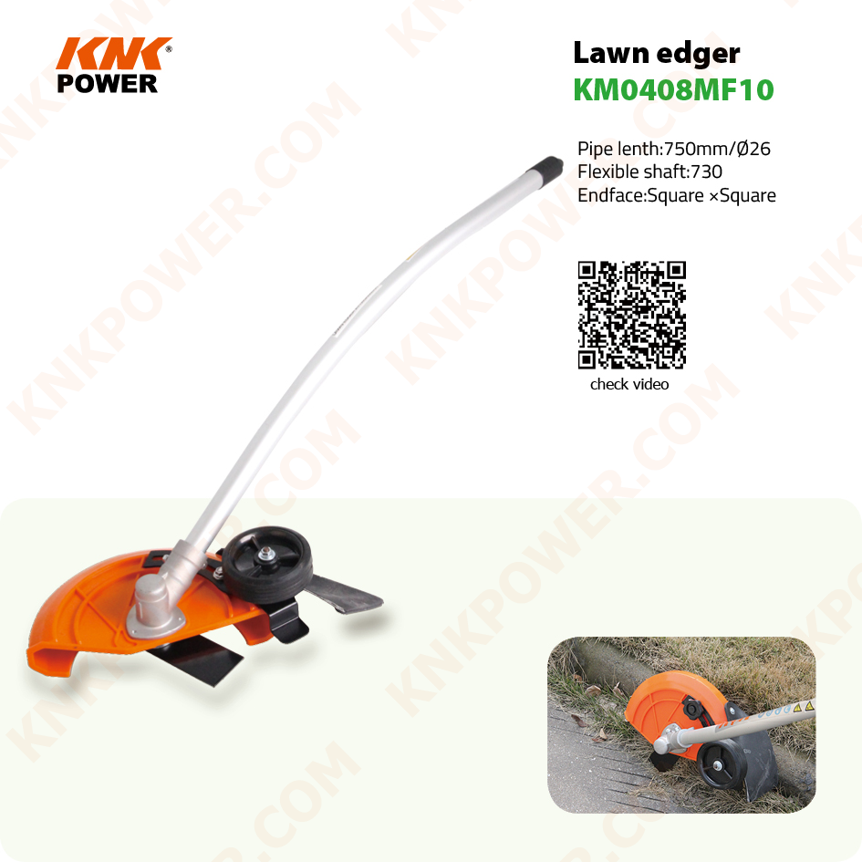 KM0408MF10 LAWN EDGER ATTACHMENT PIPE LENGTH: 750MM Ø26MM FLEXIBLE SHAFT:730MM N.W G.W: 4.5 5.0kgs Packing: 94x30x45.7cm 3pcs