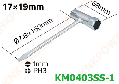 knkpower [15877] SPARK PLUG WRENCH