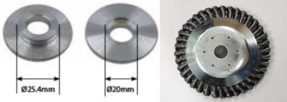 knkpower [15657] WIRE BRUSH 6" WITH REDUCER