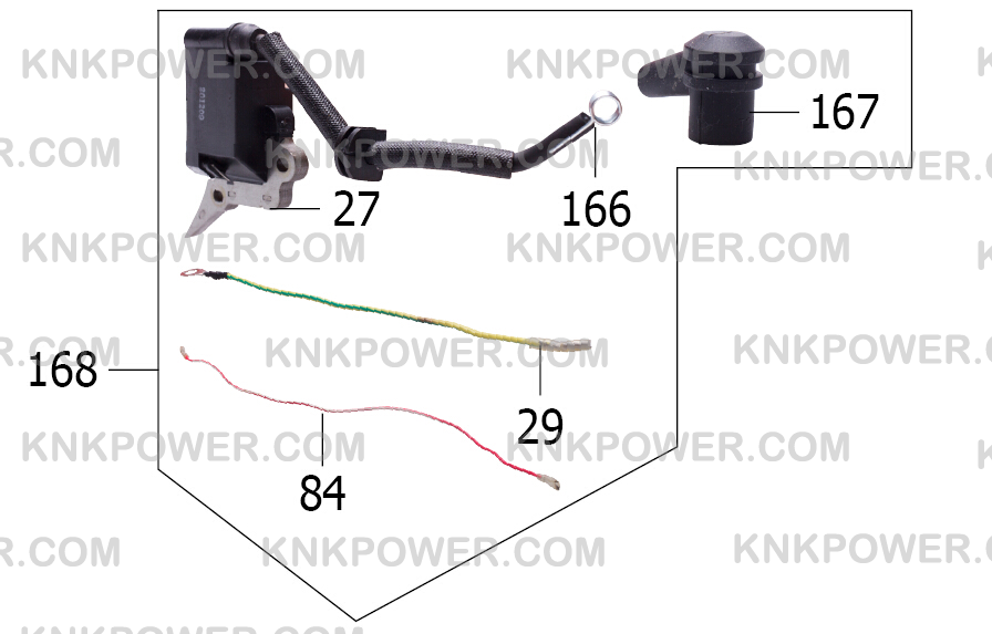 KM0403250-168 IGNITION COIL ASSY.