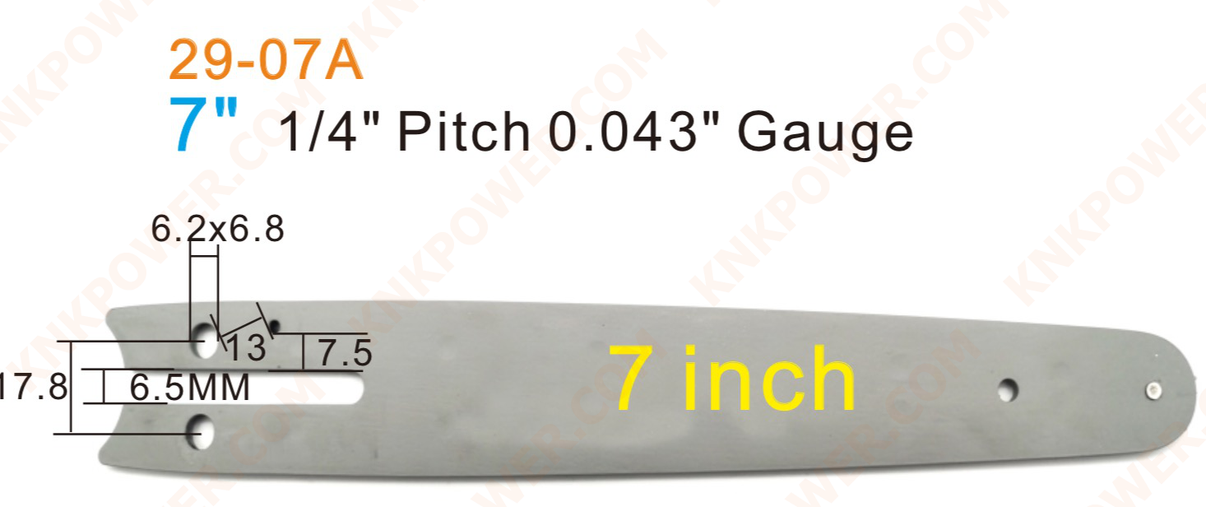 knkpower [17030] 7" BAR FOR LI-ION MINI SAW